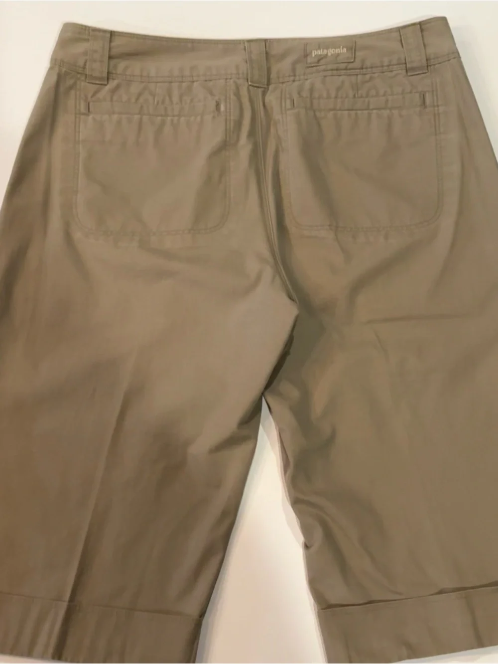 Patagonia Khaki Organic Cotton Utility Bermuda Shorts Size 8